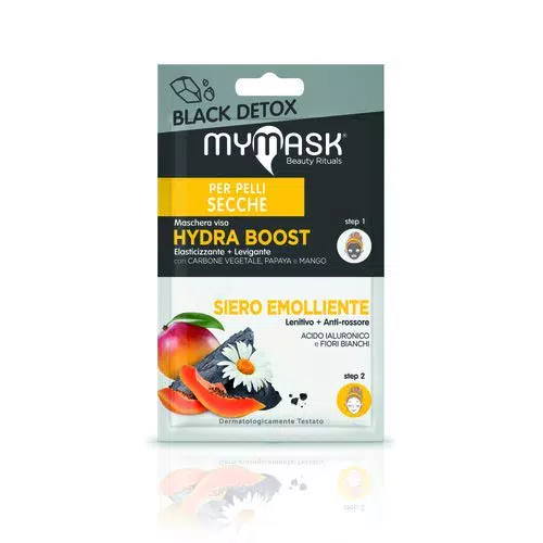 My Mask, Maschera Viso Detox Idratante, Trattamento in 2 Step