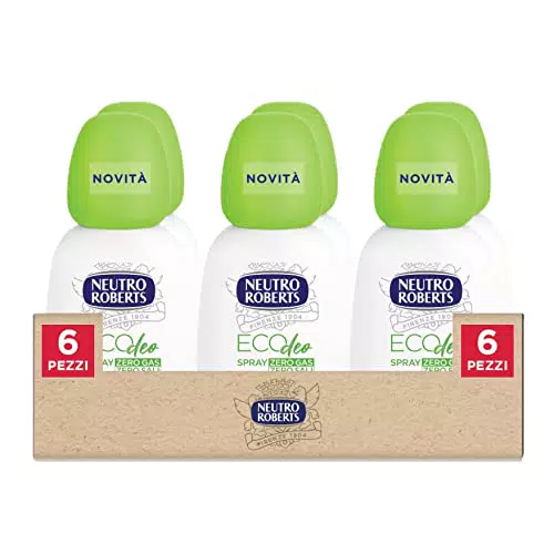 NEUTRO ROBERTS Deodorante Spray, Ecodeo Fresco Verde