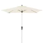 Ombrellone Doppio in Alluminio Crank Umbrella SL-AZ 220 x 140 Ombrellone Rettangolare Design Moderno Forte Protezione UV 220 x 140 cm