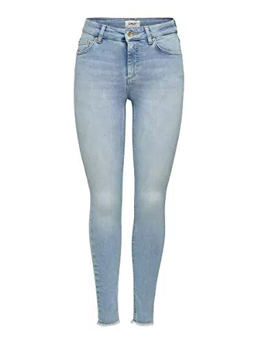 Only NOS onlBLUSH Mid SK Ank Raw JNS REA306 Noos Jeans