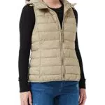 Only ONLNEWTAHOE Hood Waistcoat Otw Noos Gilet, Ardesia/Verde