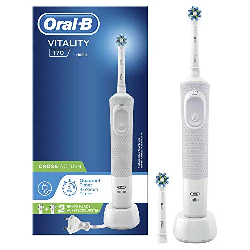 Oral-B Cross Action Vitality 170 Spazzolino Elettrico Base Ricaricabile