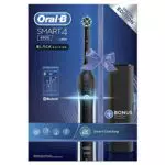 Oral-B Spazzolino Elettrico Ricaricabile Smart 4 4500 Nero CrossAction