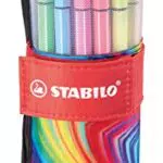 Pennarello Premium - STABILO Pen 68 - Rollerset con 25 colori assortiti - ARTY Edition