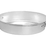 Pentole Agnelli Linea Family Cooking Alluminio Casseruola Bassa Con Due Maniglie