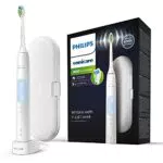 Philips Sonicare Spazzolino Elettrico Sonico, ProtectiveClean 4500, Bianco (modello HX6839/28)