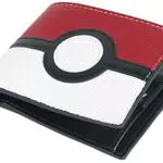 Pokémon, Bi Fold Wallet Uomo, Rojo, Negro Y Blanco