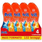 Pril Excellence Duo Gel Lavastoviglie Anti Odore, Detersivo con Sgrassatore Attivo