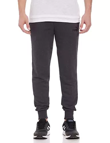 PUMA Ess Logo Pantaloni Sportivi Dark Gray Heather XL