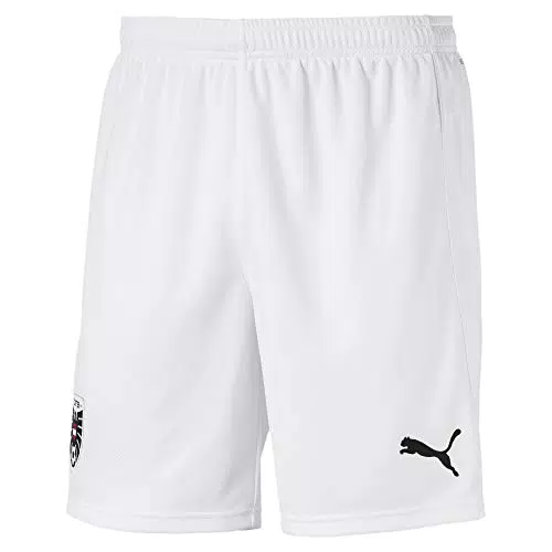 PUMA Öfb Home Shorts Replica, Pantaloncini Uomo, White Red Black