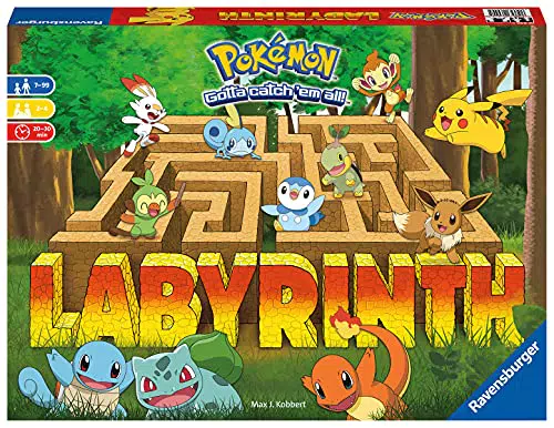 Ravensburger Pokemon Labyrinth, Gioco Da Tavolo, Da 2 a 4 Giocatori