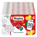 Regina di Cuori Carta Cucina, Confezione da 30 Rotoli a 2 veli