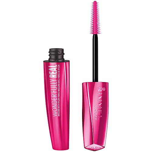 Rimmel London Mascara Allungante Wonder'Fully Real con Fibre in Nylon