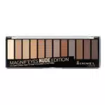 Rimmel London Palette Ombretti MagnifEyes, 12 Tonalità dal Doppio Utilizzo
