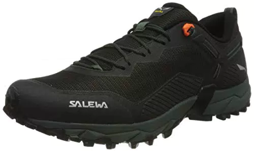 Salewa MS Ultra Train 3 Scarpe da Trail Running, Raw Green/Black Out