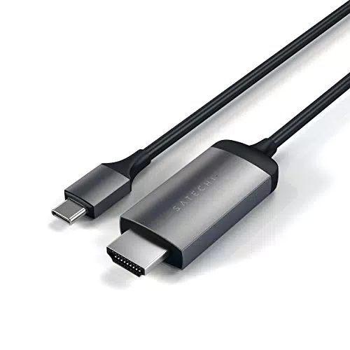Satechi Cavo HDMI Type-C in Alluminio 4K 60Hz - Compatibile con MacBook Pro/Air M2 2022