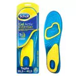 Scholl Solette Gel Activ Everyday, Solette per Scarpe ad Uso Quotidiano per Donna con Tecnologia Antiodore