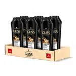 Schwarzkopf Gliss shampoo Riparazione Suprema conkeratina liquida e perla nera, 6x250ml