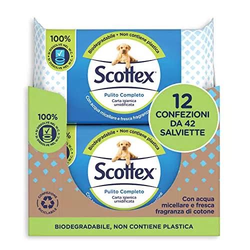 Scottex Pulito Completo, Carta Igienica Umidificata
