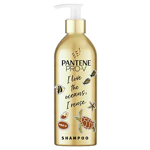 Shampoo Capelli, Pantene Pro-V Rigenera e Protegge, Bottiglia Ricaricabile Priva di Plastica