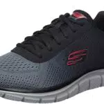 Skechers 232399 BKCC, Scarpe da Ginnastica Uomo, Black Mesh/Charcoal Trim
