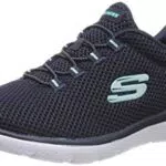 Skechers Summits 12985carpe Donna, Navy Mesh/White Trim