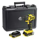 Stanley FMC627D2-QW Trapano Avvitatore a Percussione, 2 Batterie