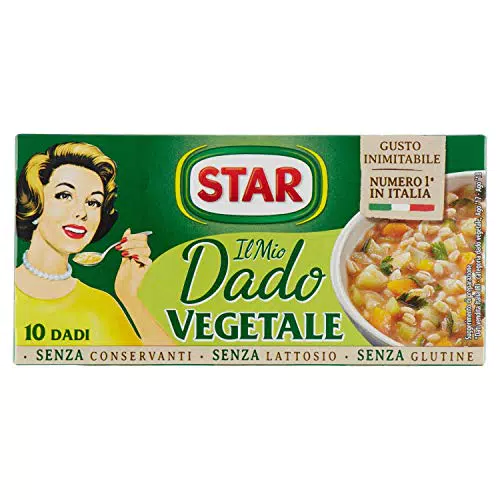 STAR il Mio Dado Vegetale con 9 verdure, 10 Dadi, 100 gr