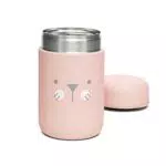 Suavinex Portapappa Termico Hygge Rosa, 9 X 9 X 15.8 Cm