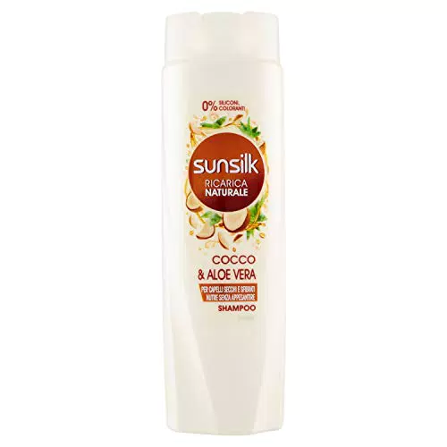SUNSILK RICARICA NATURALE Cocco & Aloe Verahampoo, 250 ml