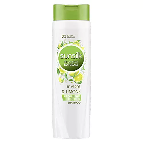 Sunsilk Ricarica Naturale Thè Verde & Limone, Effetto Detoxhampoo - 250 ml