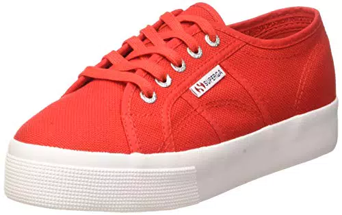 SUPERGA 2730 COTU, Sneaker platform rossa