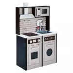 Teamson Kids - Little Chef Classic Gioca Cucina - Espresso / Nero TD-12968D
