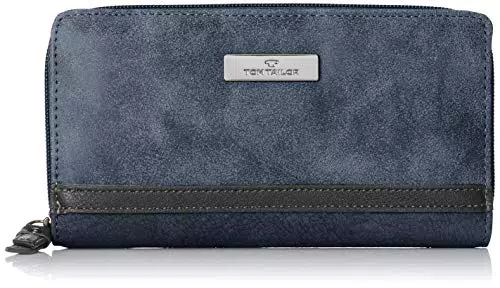 TOM TAILOR Elin, Portafogli Donna, Blu 51585e, 20x2
