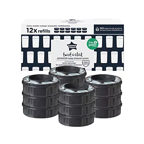 Tommee Tippee Ricariche per Mangiapannolini Twist And Click, 12 pezzi