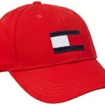 Tommy Hilfiger Big Flag cap Cappellino da Baseball, Deep Crimson