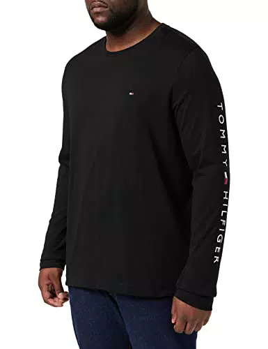 Tommy Hilfiger Logo Long Sleeve Tee M Maglietta a Maniche Lunghe