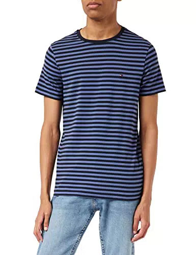 Tommy Hilfiger Stretch Slim Fit Tee Maglietta a Maniche Corte