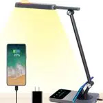 TRONTORE Lampada da Scrivania, Luce Notturna, Lampada da Tavolo