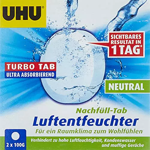 Uhu Air Max Ambiance 50505 - Tavolette per deumidificatore 2 x 100 g