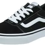 Vans Ward, Scarpe Da Ginnastica Uomo, Suede Canvas Black White
