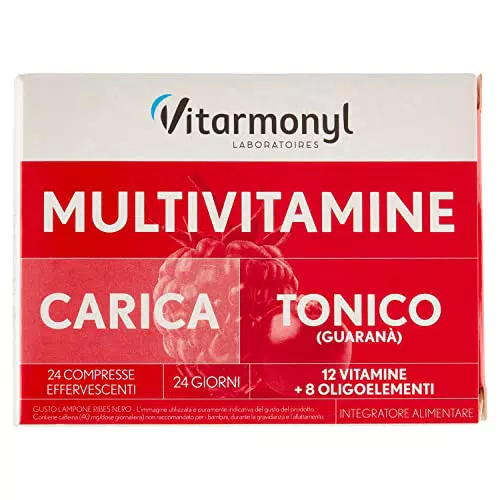 Vitarmonyl Multivitamine Carica - 3 Confezioni da 24 compresse effervescenti