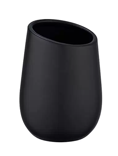 WENKO Bicchiere portaspazzolini Nero