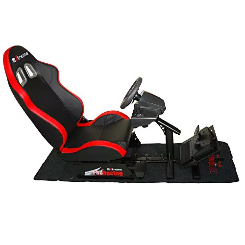 Xtreme Sedile Racing Set Reclinabile con Supporto Cambio Pedaliera e Volante - Classics - PlayStation 4