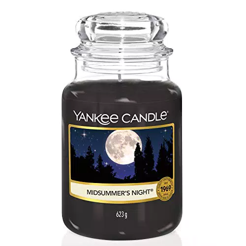Yankee Candle Candela Profumata In Giara Grande, Notte Di Mezza Estate