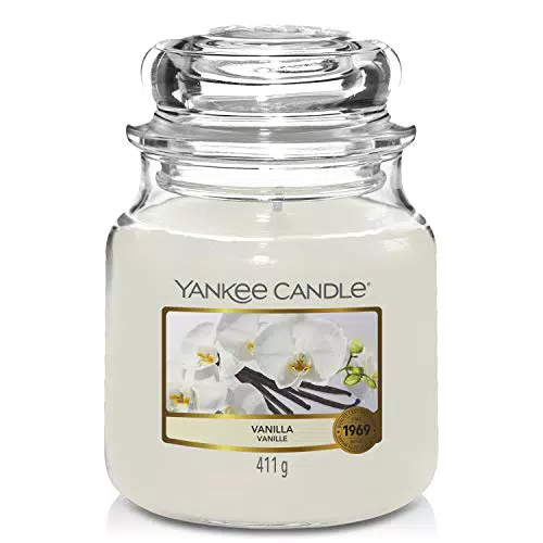 Yankee Candle Candela profumata in giara media, Vaniglia