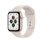2021 Apple Watch SE Cassa 44 mm in alluminio color oro con Cinturino Sport color galassia - Regular