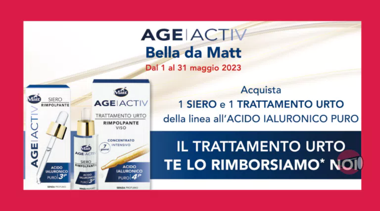Cashback Bella da Matt 2023: ti rimborsano il Trattamento Urto!