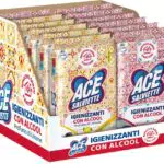 ACE Salviette Igienizzanti Mix Alcool + Sgrassanti, Cartone da 7 Confezioni Alcool e 5 Confezioni Sgrassanti