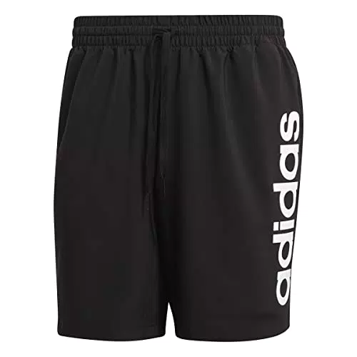 adidas M Lin Chelsea, Pantaloncini Uomo, Black/White